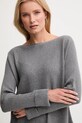United Colors of Benetton sweter z dodatkiem wełny szary 1Y6SD10CH