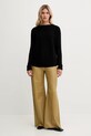 Svetr s příměsí vlny United Colors of Benetton 1Y6SD10CH černá AW25