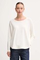 United Colors of Benetton sweter z dodatkiem wełny okrągły beżowy 1Y6SD10EG