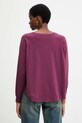 Odzież United Colors of Benetton sweter z dodatkiem wełny 1Y6SD10EG fioletowy