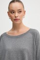 United Colors of Benetton sweter z dodatkiem wełny szary 1Y6SD10EG