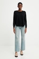 United Colors of Benetton maglione con lana 1Y6SD10EG nero AW25