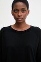 United Colors of Benetton sweter z dodatkiem wełny czarny 1Y6SD10EG