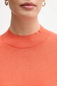 Πουλόβερ με προσθήκη μαλλιού United Colors of Benetton 1Y6SD2041 πορτοκαλί