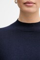 Πουλόβερ με προσθήκη μαλλιού United Colors of Benetton 1Y6SD2041 σκούρο μπλε