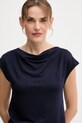 Блузка United Colors of Benetton темно-синій 31NLD10AS