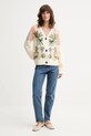Never Fully Dressed kardigan Isla NFDKN667 beżowy AW25