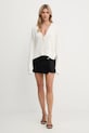 Armani Exchange cardigan din bumbac XW001304.AF16552 bej AW25