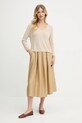 Pepe Jeans sweter PL702309 beżowy AW25