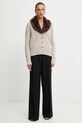 Blugirl Blumarine kardigan wełniany RF5050.MA500 beżowy AW25