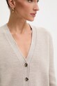 Blugirl Blumarine kardigan wełniany RF5050.MA500 beżowy