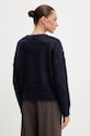 Odzież Blugirl Blumarine sweter z dodatkiem moheru RF5082.MS037 granatowy