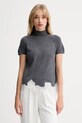 Blugirl Blumarine kombinezon polarowy dziecięcy RF5222.MA82O szary AW25