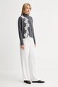 Odzież Blugirl Blumarine kombinezon polarowy dziecięcy RF5222.MA82O szary