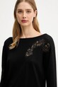 Blugirl Blumarine sweter wełniany czarny RF5232.MA82O
