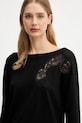 Blugirl Blumarine sweter wełniany czarny RF5232.MA82O