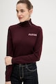 Patou sweter wełniany bordowy KN3088041