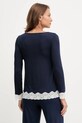 Îmbrăcăminte United Colors of Benetton longsleeve de pijama 3Z123M07X bleumarin