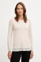 United Colors of Benetton longsleeve de pijama munte bej 3Z123M07X