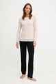 United Colors of Benetton longsleeve de pijama 3Z123M07X bej AW25