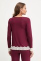 Îmbrăcăminte United Colors of Benetton longsleeve de pijama 3Z123M07X burgundia
