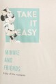 United Colors of Benetton longsleeve piżamowy 3Y5E3M07S beżowy