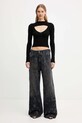 Diesel pulover de lână M-OLINA A18904.0PLBF negru AW25