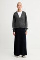 Bally kardigan kaszmirowy WKN0B8 szary AW25