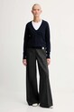 Bally sweter kaszmirowy WKN0AO granatowy AW25