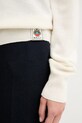 Bally sweter kaszmirowy WKN0BA beżowy