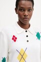 MSGM sweter wełniany beżowy 3941MDM194.257781
