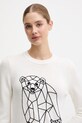 Свитер EA7 Emporio Armani бежевый AF17574.7W000700
