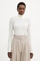 MM sweter wełniany ADRIA wełna beżowy 2526366018600