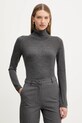MM sweter wełniany ADRIA wełna szary 2526366018600