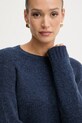 Svetr z vlněné směsi Weekend Max Mara GHIACCI námořnická modř 2525366151600