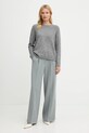 Светр з домішкою вовни Weekend Max Mara GHIACCI 2525366151600 сірий AW25