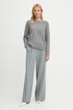 Πουλόβερ με προσθήκη μαλλιού Weekend Max Mara GHIACCI 2525366151600 γκρί AW25