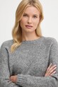 Светр з домішкою вовни Weekend Max Mara GHIACCI сірий 2525366151600