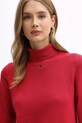 Tommy Jeans maglione in cotone rosa DW0DW21672