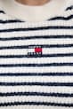 Светр з домішкою вовни Tommy Jeans DW0DW21677 білий