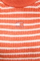 Tommy Jeans sweter z domieszką wełny DW0DW21677 pomarańczowy
