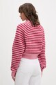 Îmbrăcăminte Tommy Jeans pulover din amestec de lână DW0DW21677 roz