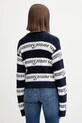 Odzież Tommy Jeans sweter bawełniany DW0DW21682 granatowy