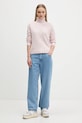 Tommy Jeans pulover din amestec de lână DW0DW21687 roz AW25