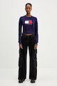 Tommy Jeans maglione DW0DW21690 violetto NC25