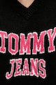 Tommy Jeans pulover din amestec de lână DW0DW21711 negru