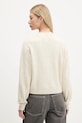Одежда Свитер с добавлением шерсти Tommy Jeans DW0DW21782 бежевый