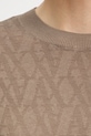 Armani Exchange sweter XW001317.AF16619 brązowy