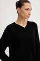 Armani Exchange pulover din amestec de lână negru XW001335.AF13774