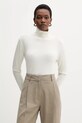 Πουλόβερ με μετάξι Weekend Max Mara KIKU λεπτό μπεζ 2525366012600